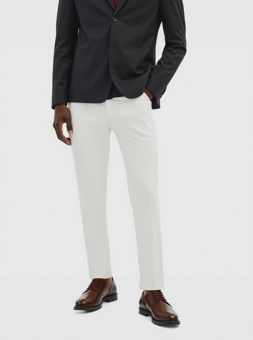 Elfenben Bukser Dame Metropolitans