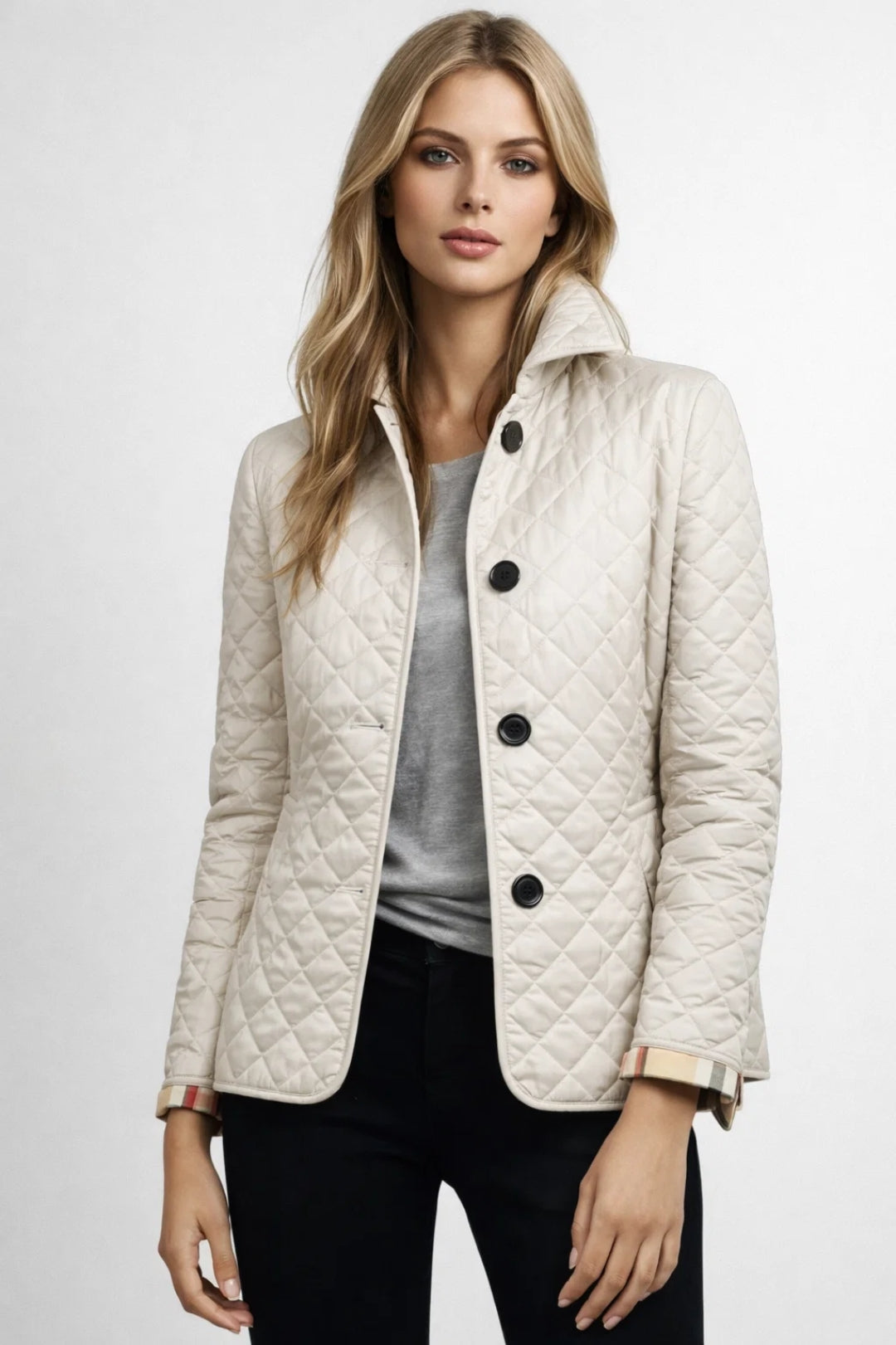 Tidløs Quiltet Jakke