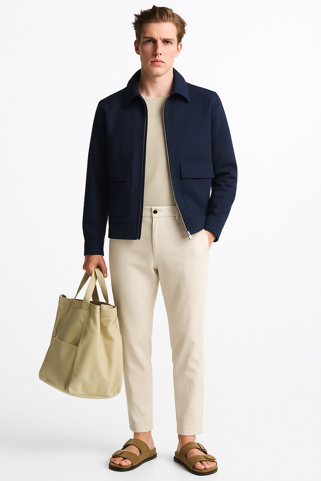 Elfenben Bukser Dame Metropolitans