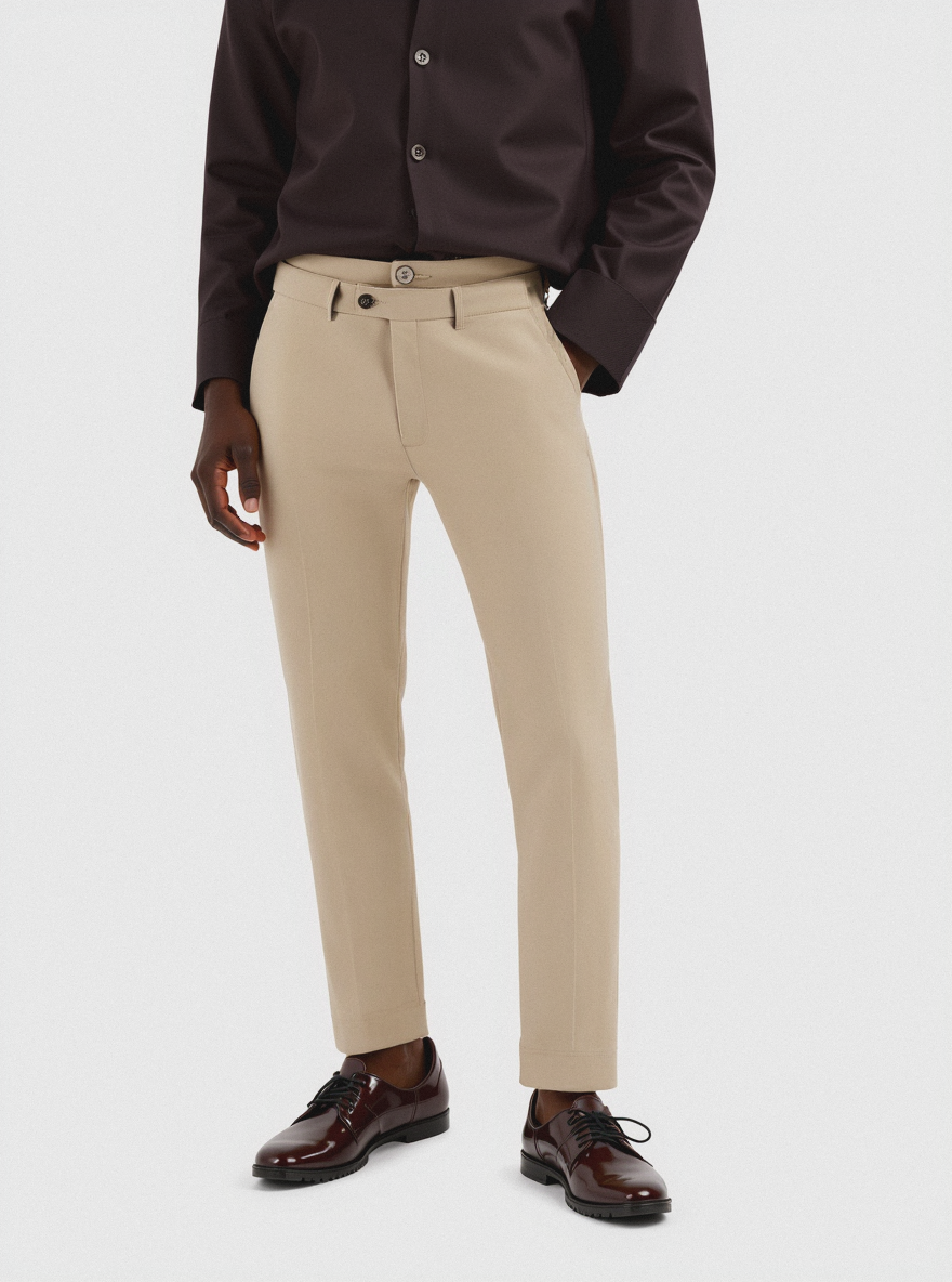 Mørke Beige Bukser Dame