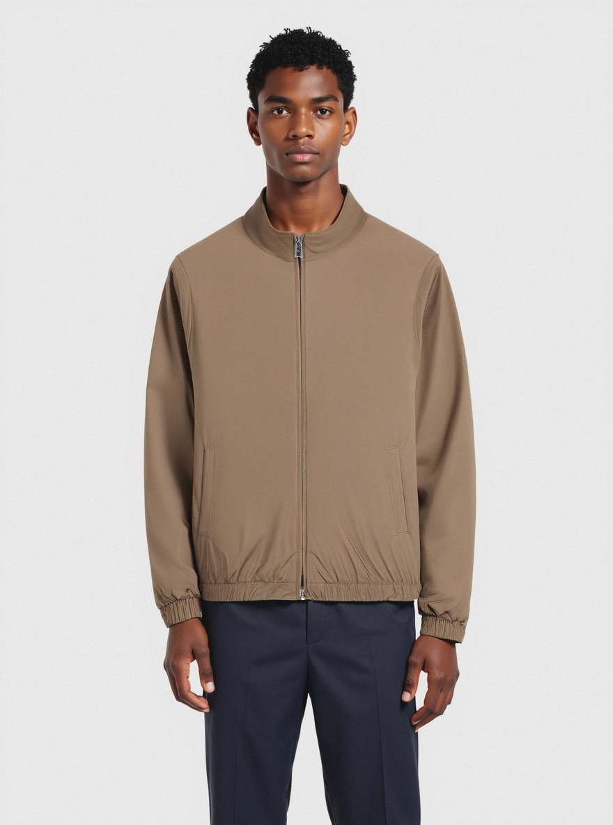 Reversibel Karamel Jakke